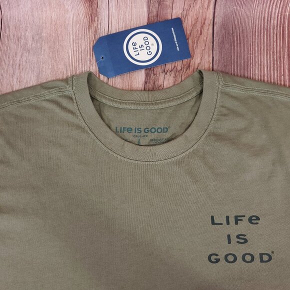 NWT Life is Good Mens Large May the Course be with You SS Crusher Tee Shirt - Picture 3 of 12